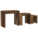 Coffee Table 3 pcs Old Wood Engineered wood 883534
