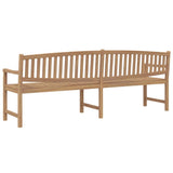 Garden Bench 228x59.5x90 cm Solid Teak Wood 364411
