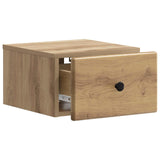 Wall-Mounted Bedside Cabinet 2 pcs Artisan Oak Engineered Wood 899124