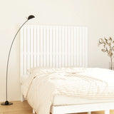 Wall Headboard White 140x3x110 cm Solid Wood Pine 824969