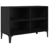 TV Cabinet Set Black 69.5 x 30 x 50 cm Engineered Wood 875112