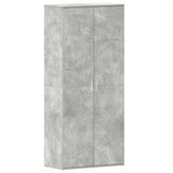 Shoe Cabinet with Door Grey 80 x 39 x 180 cm Engineered wood 3333869