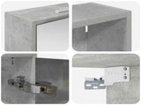 Bathroom Cabinet Set 3 pcs 126 x 16 x 62.5 cm Engineered wood 3403835