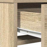 Dressing Table Sonoma Oak 50 x 41 x 140 cm Engineered Wood 865129