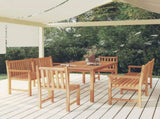 Garden Dining Set Teak Solid Teak Wood Large Durable 3157158