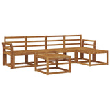 Outdoor Sofa Set 6 pcs Natural 3366287