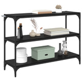 Book Cabinet Black oak 100 x 33 x 70.5 cm Engineered wood 881116