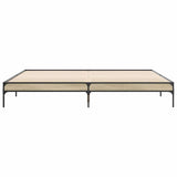 Bed Frame without Mattress Sonoma Oak 200x200 cm 844997