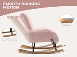 Teddy Fleece Rocking Chair - Pink T3398P342216