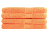 Premium Towels SOLUND 4 pcs Orange 100x200 cm 600 gsm 137390