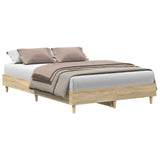 Bed Frame Sonoma 137 x 190 cm Engineered Wood 901000