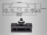 Quick Change Turning & Facing Lathe Tool Post Holder Set 5 PCS 250-201 09989545