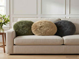 Cushion with Pillow HEERLEN 6 pcs Light Green PV Fleece 929876