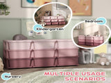 Kids Storage Unit, with Nine Drawers - Pink T3398P379053