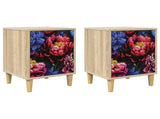 Bedside Cabinet KIEL 2 pcs Sonoma Oak 36 x 33 x 50 cm 8007218