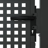 Garden Gate Anthracite 100x150 cm Steel 154562