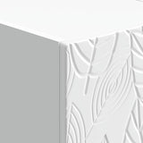 Bedside Table 2 pcs High Gloss White 43 x 34.5 x 48 cm 894994
