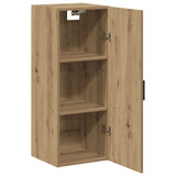 Wall Mounted Cabinet Artisian Oak 34.5x34x90 cm Engineered Wood 857335