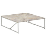 Coffee Table 110x110x36 cm Solid Mango Wood 247698