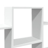 Wall Shelf White 159x18x66 cm Engineered Wood 853299