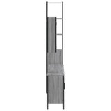 4 Piece Bathroom Cabinet Set Grey Sonoma Engineered Wood 3214753