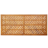 Garden Dining Set 9 pcs Brown Solid Acacia Wood 3154126