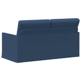 2 Seater Sofa Blue 150 x 81 x 82 cm Fabric 42041081