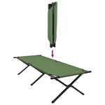 Folding Camping Bed Folding Manual Amy yellow Oxford fabric 42003196