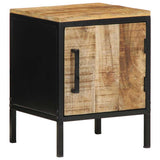 Bedside Cabinet 2 pcs Brown and black 30 x 30 x 40 cm 4019640