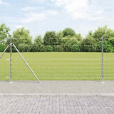 Welded Wire Fence with Concrete Base 25 x 1.2 m 3351508