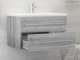 Sink Cabinet Grey Sonoma 60x38.5x48 cm Engineered Wood 815643