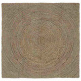 Area Rugs Grey 160 x 160 cm Jute 42010543