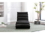 GOMYWAY Fabric Relaxation Chaise Lounge Chair, Full Body Support Fixed Recliner Sofa with Gentle W2678P389546