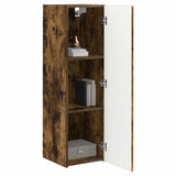 TV Wall Cabinet Wall-mounted 2 pcs Smoked Oak 30 x 31 x 100 cm 892320
