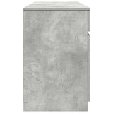 Desk with Drawer Concrete grey 140 x 49 x 76 cm Engineered wood 3328510