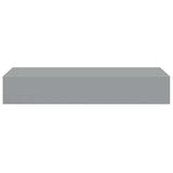 Wall-mounted Drawer Shelf Grey 60x23.5x10cm MDF 330259
