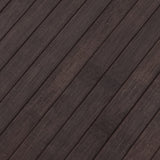 Rug Rectangular Dark Brown80x500 cm Bamboo 376929