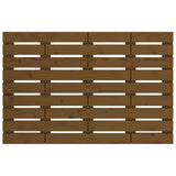 Wall Headboard Honey Brown 81x3x63 cm Solid Wood Pine 824746