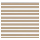 ZNTS Zebra Blind Sand Brown 160x100 cm Fabric Width 155.9 cm Polyester 4014533