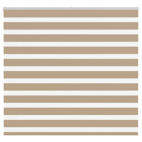 ZNTS Zebra Blind Sand Brown 160x100 cm Fabric Width 155.9 cm Polyester 4014533