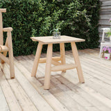 Side Table 49x49x50 cm Solid Wood Spruce 363351