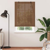 Roller Blind Brown 120 x 220 cm Bamboo 42006921