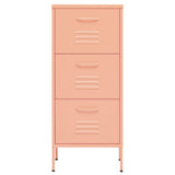 Storage Cabinet Pink Steel Standard Adjustable Feet 336184
