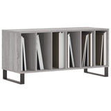 Record Cabinet Grey Sonoma 100x38x48 cm Engineered Wood 831762