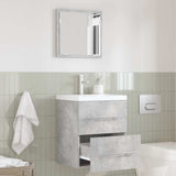 Bathroom Furniture Set with Drawer Grey 41 x 38.5 x 48 cm 875689