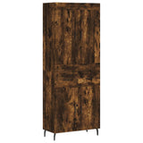 Highboard Smoked Oak 69.5x34x180 cm Engineered Wood 3199894