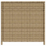 Garden Storage Box Mix Beige 469L Poly Rattan 365331