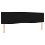 ZNTS LED Headboard Diamond Blocks Design Black 180 cm Velvet 3338248