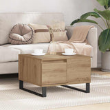 Coffee Table Artisan Oak 55 x 55 x 36.5 cm Engineered Wood 881664