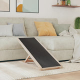Dog Ramp Grey 100x40 cm Solid Wood Fir 172417